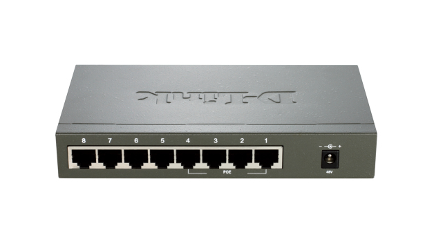 D-Link 8-port 10/100 Desktop Switch with 4 PoE Ports – image 3