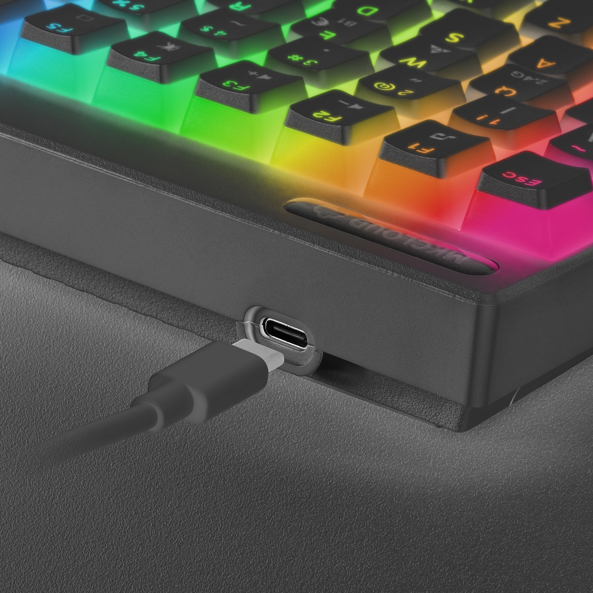 Mars Gaming MKCLOUD Wireless RGB Keyboard Black Switch Blue French – image 3
