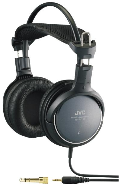 JVC HA-RX700 Headphones Wired Head-band Music Black image 1