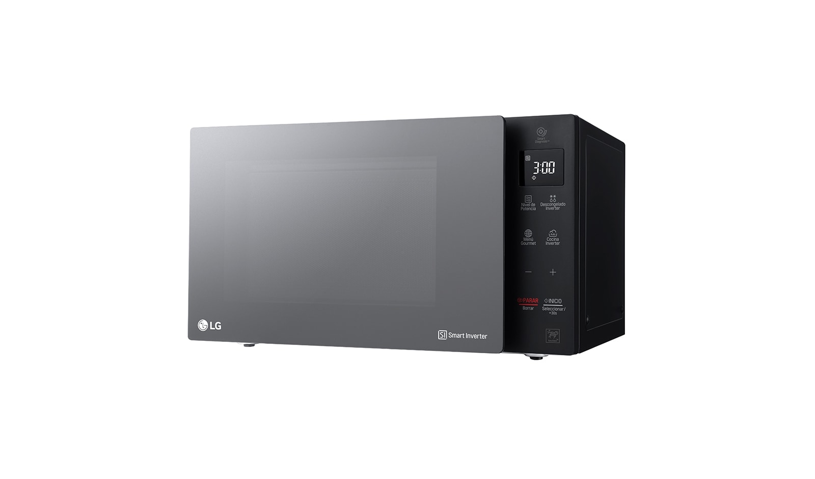 LG MS1536GIR microwave Black, Mirror Solo microwave Countertop – image 3