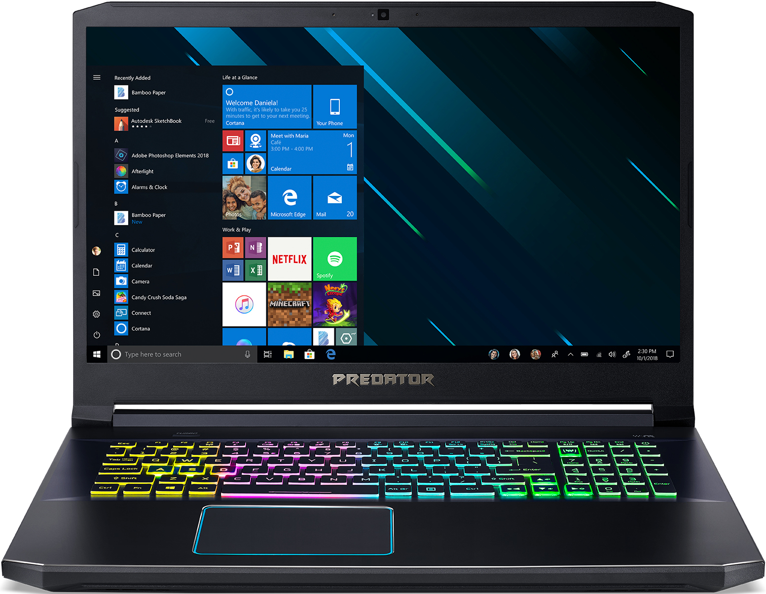 Acer Predator Helios 300 PH315-53-7076 Intel® Core™ i7 i7-10750H Laptop – image 2
