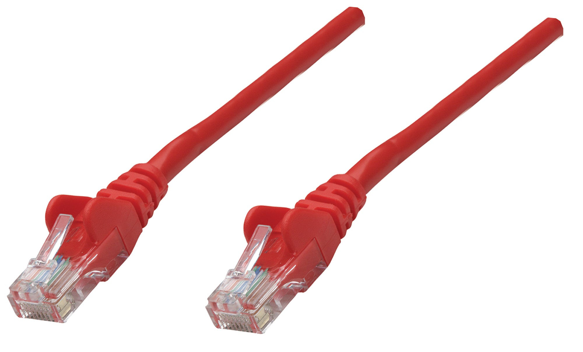 Intellinet 739924 cavo di rete Rosso 0,25 m Cat6 U/UTP (UTP)