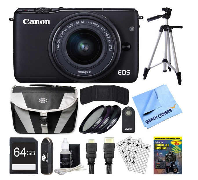 Canon M10 + EF-M 15-45mm f/3.5-6.3 IS STM + 64GB Bundle – image 5
