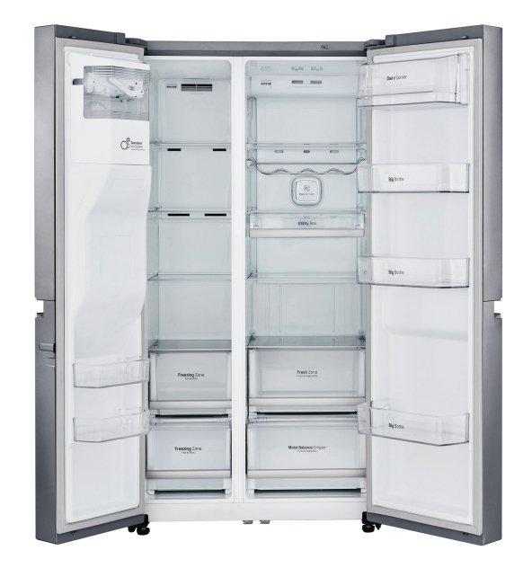 LG GSL960PZBZ side-by-side refrigerator Freestanding – image 2