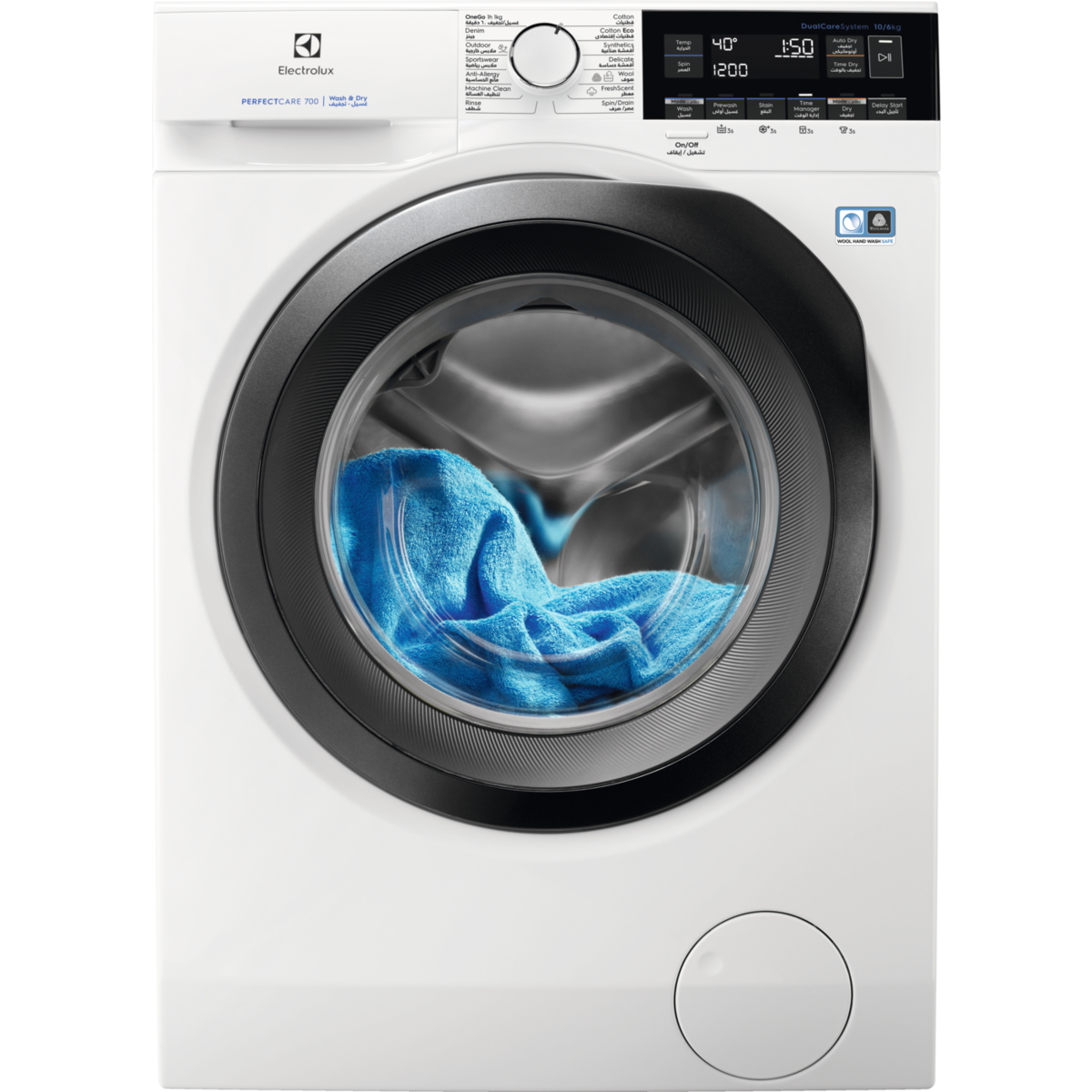 Electrolux EW7W3164LB washer dryer Freestanding Front-load White