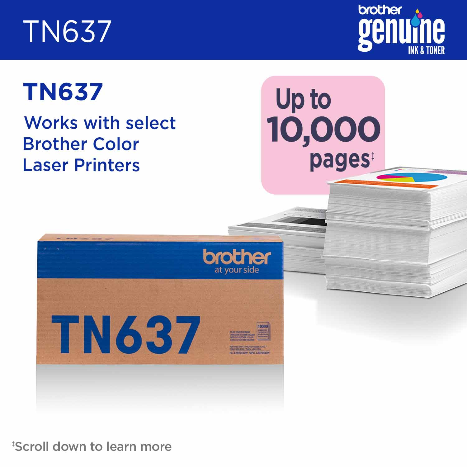 Brother TN-637M toner cartridge 1 pc(s) Original – image 2