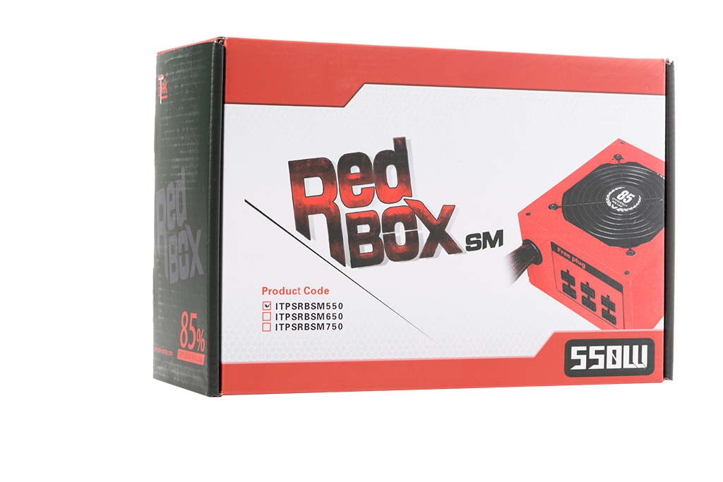 itek Redbox SM power supply unit 550 W 20+4 pin ATX ATX Red image 7