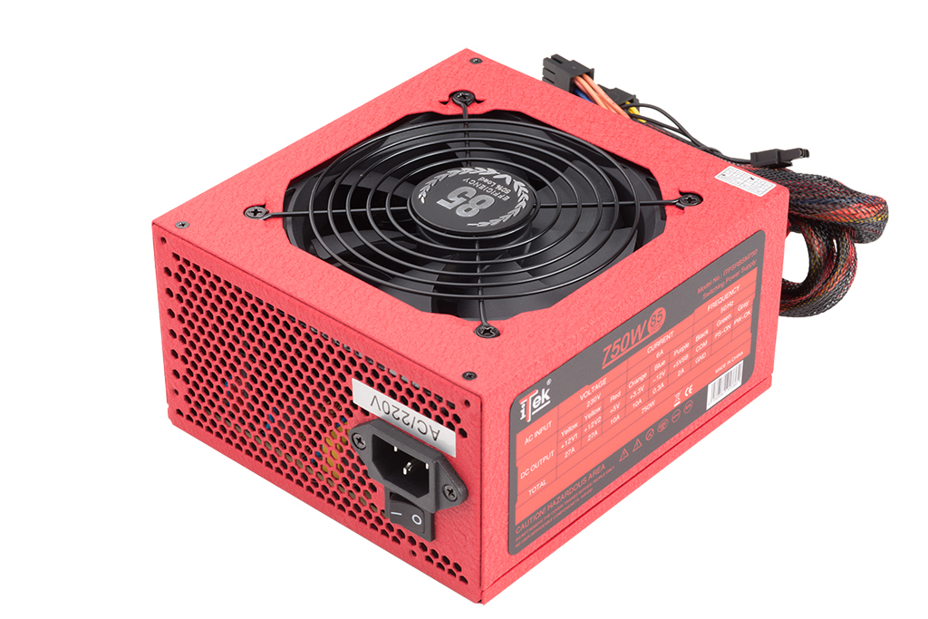 itek Redbox SM power supply unit 750 W 20+4 pin ATX ATX Red image 2