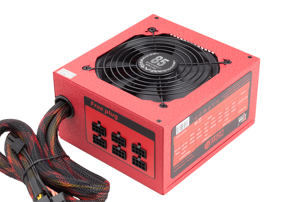 itek Redbox SM power supply unit 750 W 20+4 pin ATX ATX Red image 3