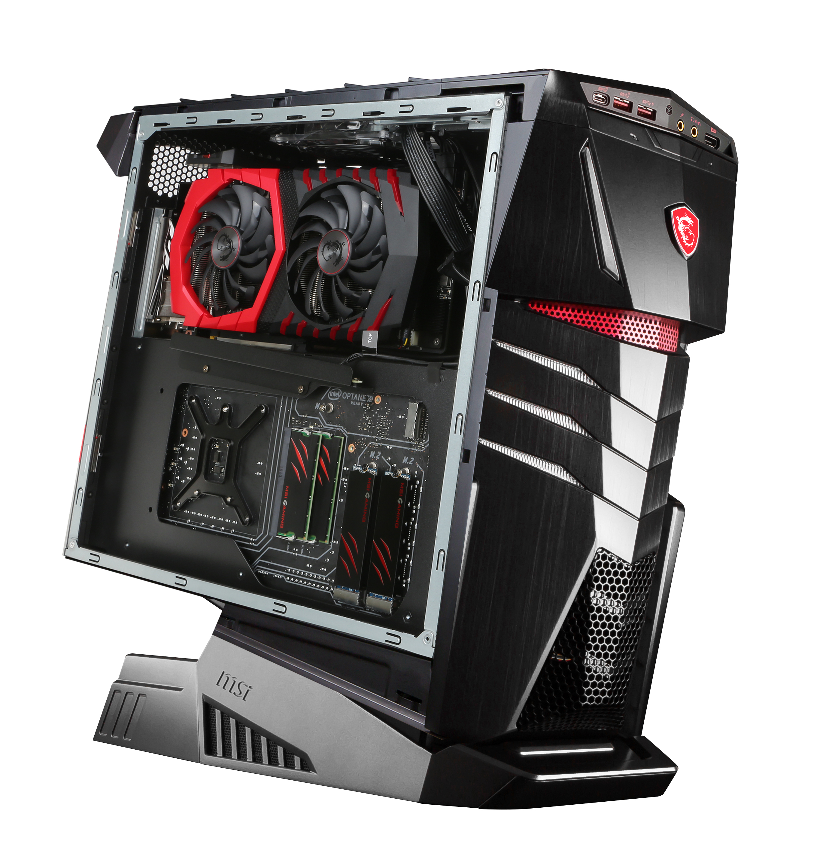 MSI Aegis Ti3 8RF-033EU Intel® Core™ i7 i7-8700K 32 GB DDR4-SDRAM 3.51 TB HDD+SSD NVIDIA® GeForce® GTX 1080 Ti Windows 10 Home Desktop PC Black image 27
