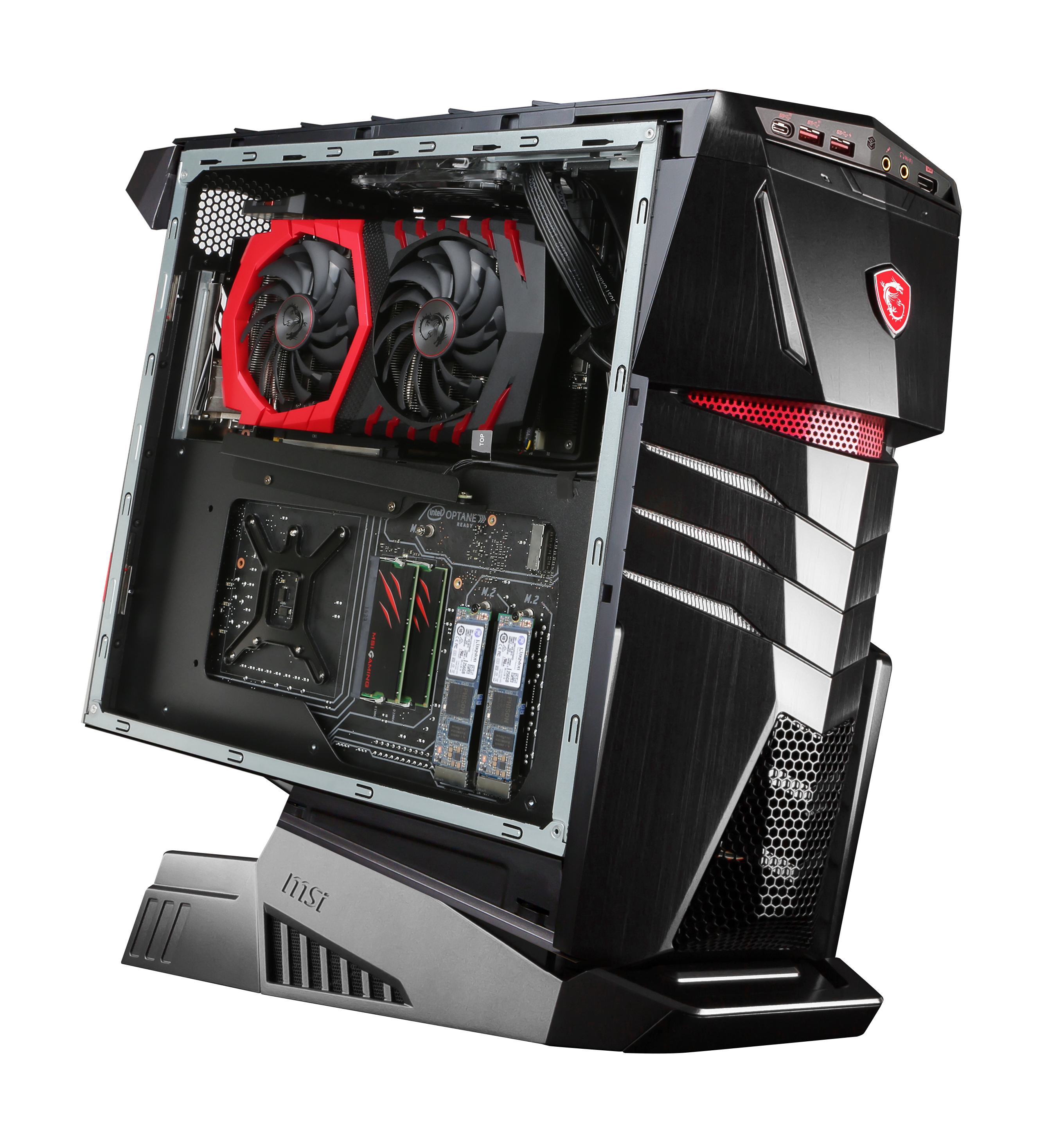 MSI Aegis Ti3 8RF-033EU Intel® Core™ i7 i7-8700K 32 GB DDR4-SDRAM 3.51 TB HDD+SSD NVIDIA® GeForce® GTX 1080 Ti Windows 10 Home Desktop PC Black image 28