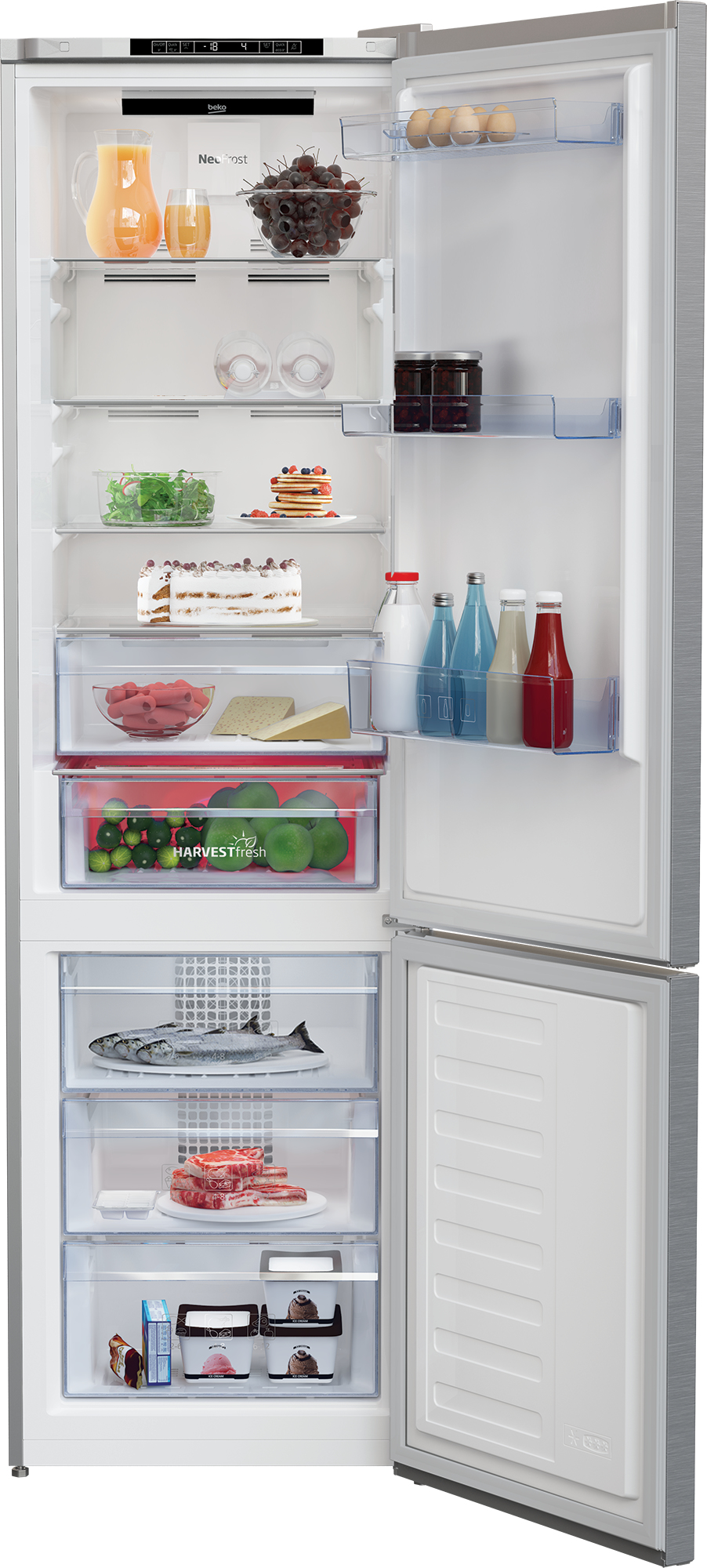 Beko KG406I40XBCHN fridge-freezer Freestanding – image 4