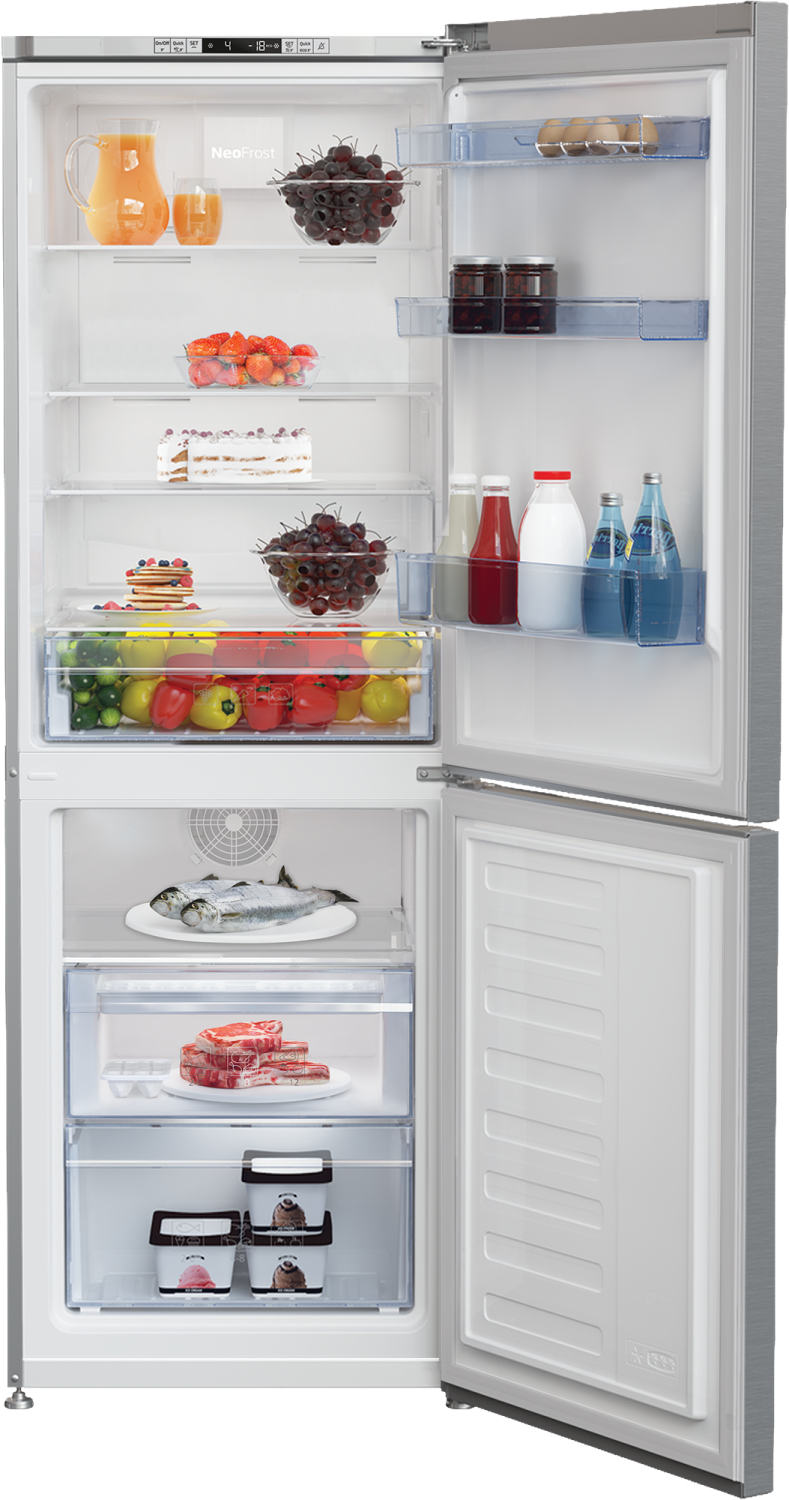 Beko RCNA340I30SN fridge-freezer Freestanding – image 2