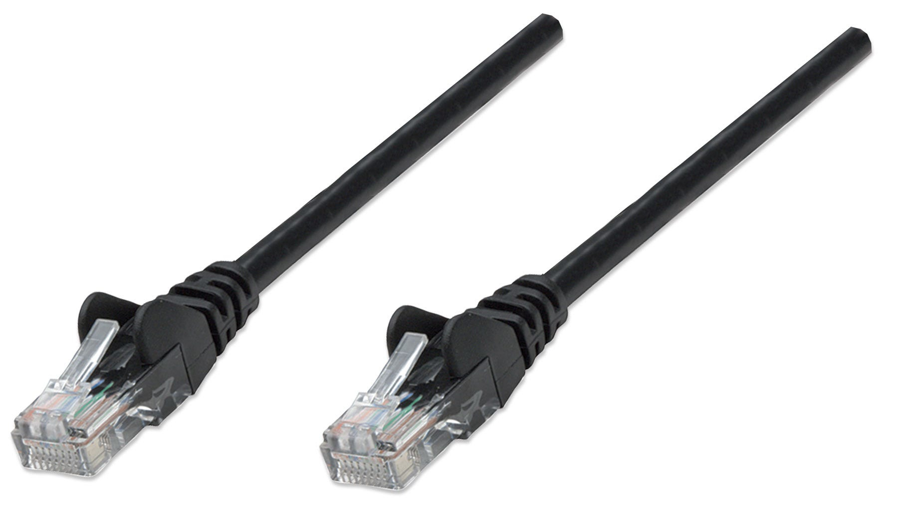 INTELLINET Patchkabel Cat6A CU S/FTP LSZH 0.25m schwarz Patchkabel RJ45