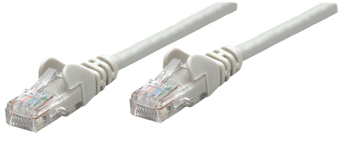Intellinet 739900 cavo di rete Grigio 0,25 m Cat6 U/UTP (UTP)