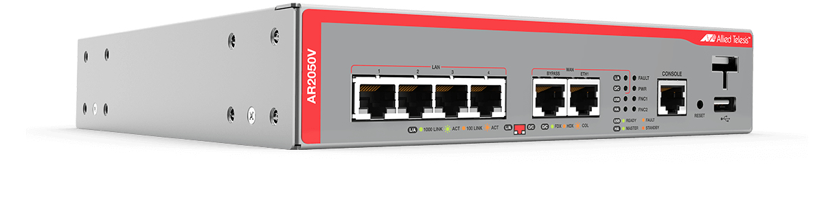 Allied Telesis AT AR2050V - Security appliance - 4 ports - GigE - rack-mountable