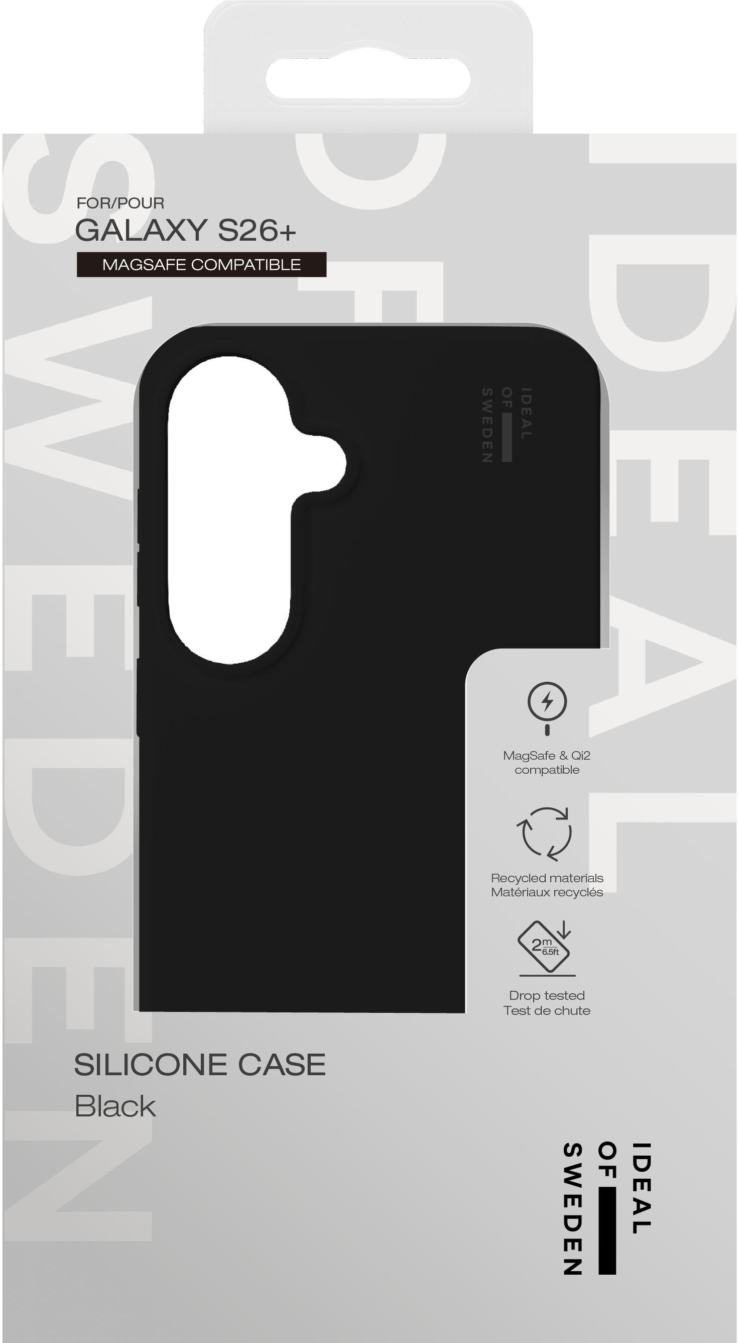 iDeal of Sweden Silicone Case MagSafe Galaxy S26 Plus Black – image 5