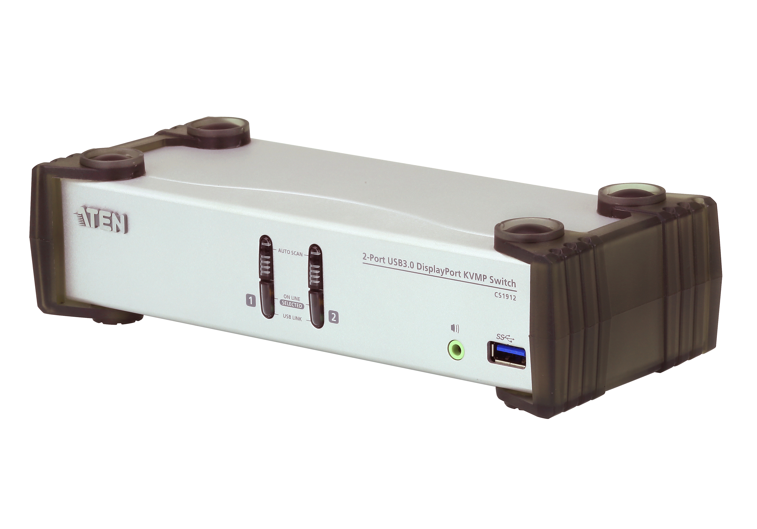 ATEN CS1912 KVMP Switch - KVM / audio / USB switch - 2 x KVM / audio / USB - 1 local user - desktop