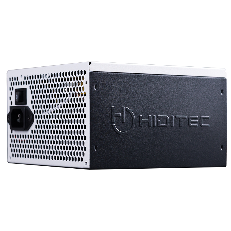 Hiditec EVO600X power supply unit 600 W 20+4 pin ATX ATX Black, Silver image 3