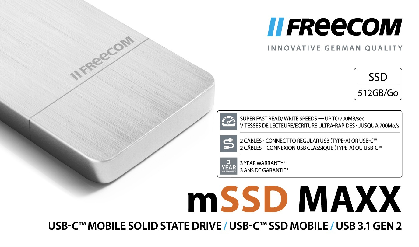 Freecom MAXX 512 GB USB Type-A 3.2 Gen 2 (3.1 Gen 2) Aluminium image 9