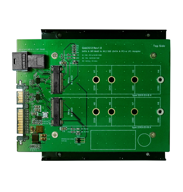 ICY BOX IB-CVB517M2 interface cards/adapter Internal SATA, Mini-SAS – image 2