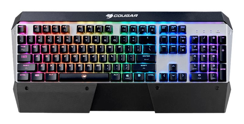COUGAR Gaming Tastatur Attack X3 RGB  Mech. Cherry MX rot