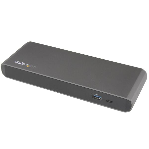 StarTech.com Docking Station Thunderbolt 3 con uscita doppia 4k per portatili - Compatibile con Windows e Mac - Supporto 5k - Docking station - Thunderbolt 3 - DP - GigE
