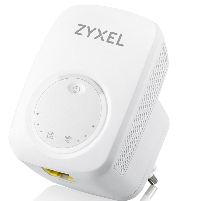 Zyxel WRE6505 v2 Nätverkssändare och -mottagare Vit 10, 100 Mbit/s