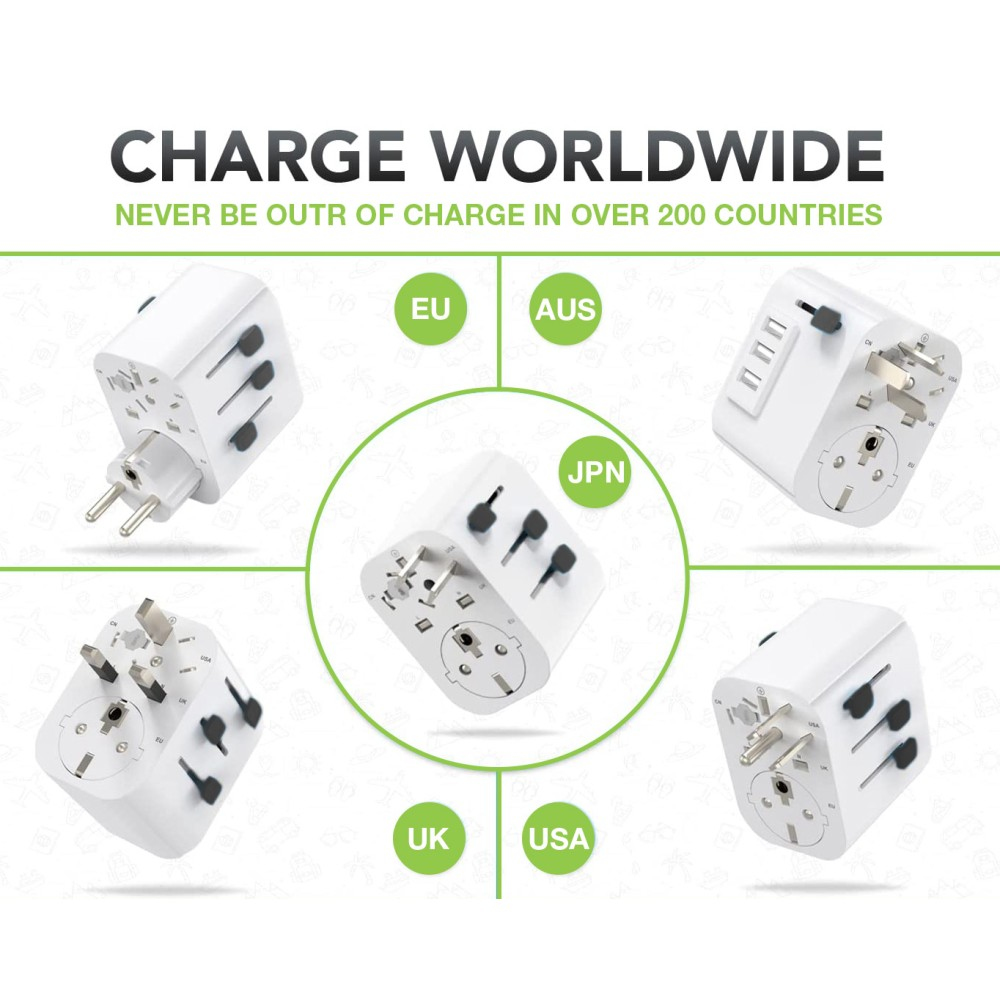 Techly I-TRAVEL-09TYWH mobile device charger White – image 4