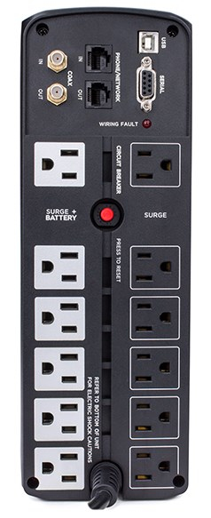 CyberPower BRG1500AVRLCD uninterruptible power supply (UPS) Line-Interactive 1.5 kVA – image 2