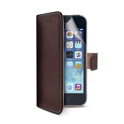 Celly PELLEIPH5BR mobile phone case – image 1
