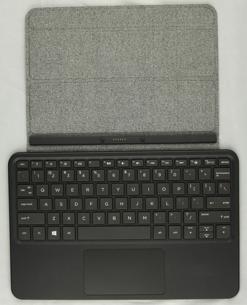HP 784415-A41 mobile device keyboard Belgian Black, Grey