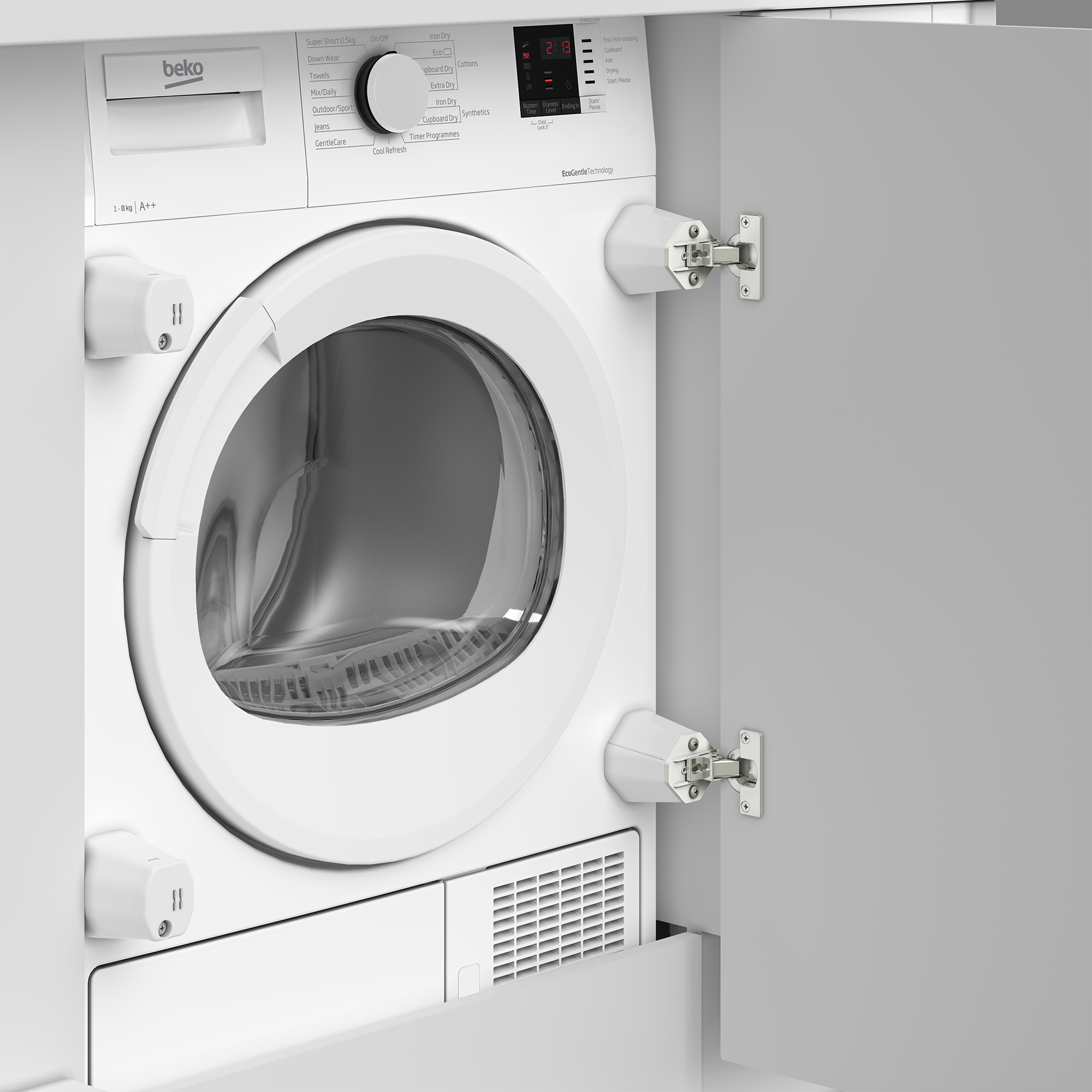 Beko DTIKP81131W 8kg Integrated Heat Pump Tumble Dryer with Sensor Drying Programmes – image 2