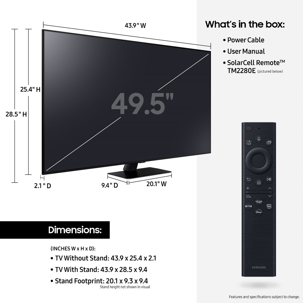 Samsung QN50Q80BAF 127 cm (50") 4K Ultra HD Smart TV Wi-Fi Black – image 9