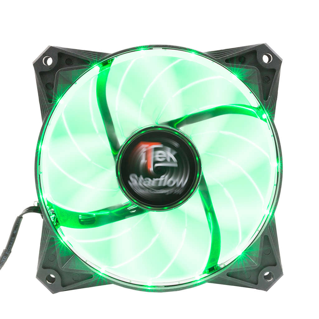 itek Star Flow Computer case Fan 12 cm Black image 4