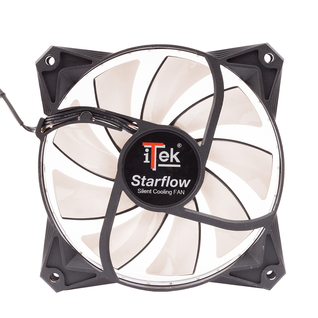itek Star Flow Computer case Fan 12 cm Black image 5