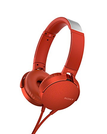 AURICULAR SONY EXTRA BASS ROJO/MICROF./MANDO CONTROL