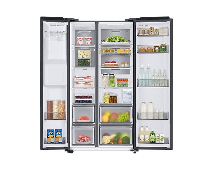 Samsung RS68A8540B1/EF side-by-side refrigerator Freestanding – image 7