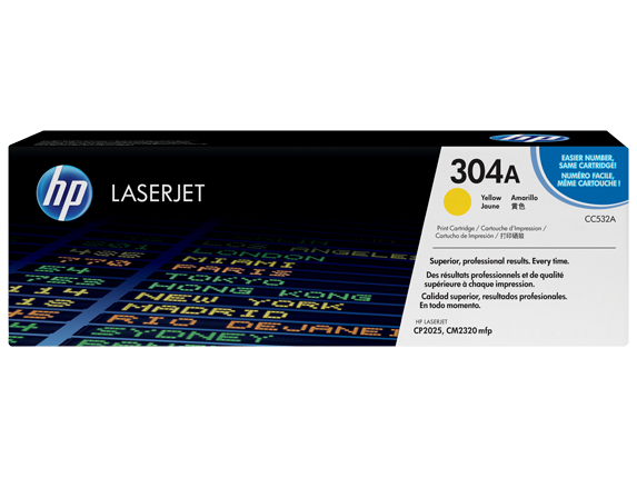 HP 304A toner cartridge 1 pc(s) Original Yellow