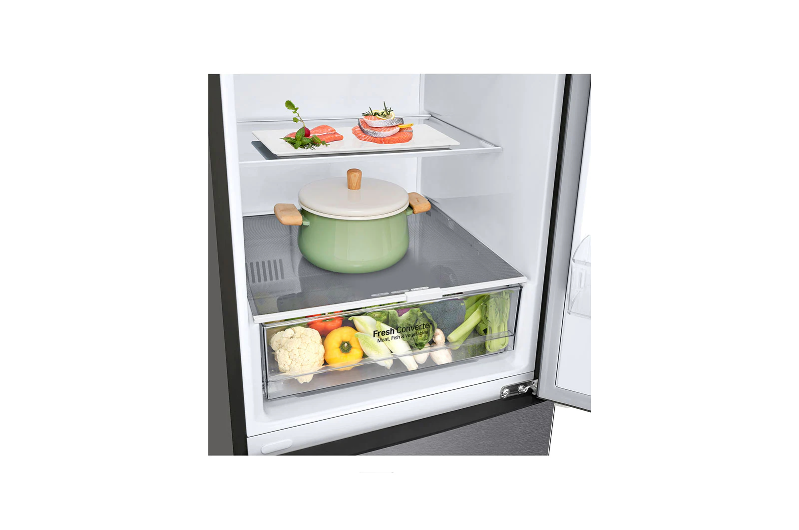 LG GBP62DSSGC fridge-freezer Freestanding – image 4