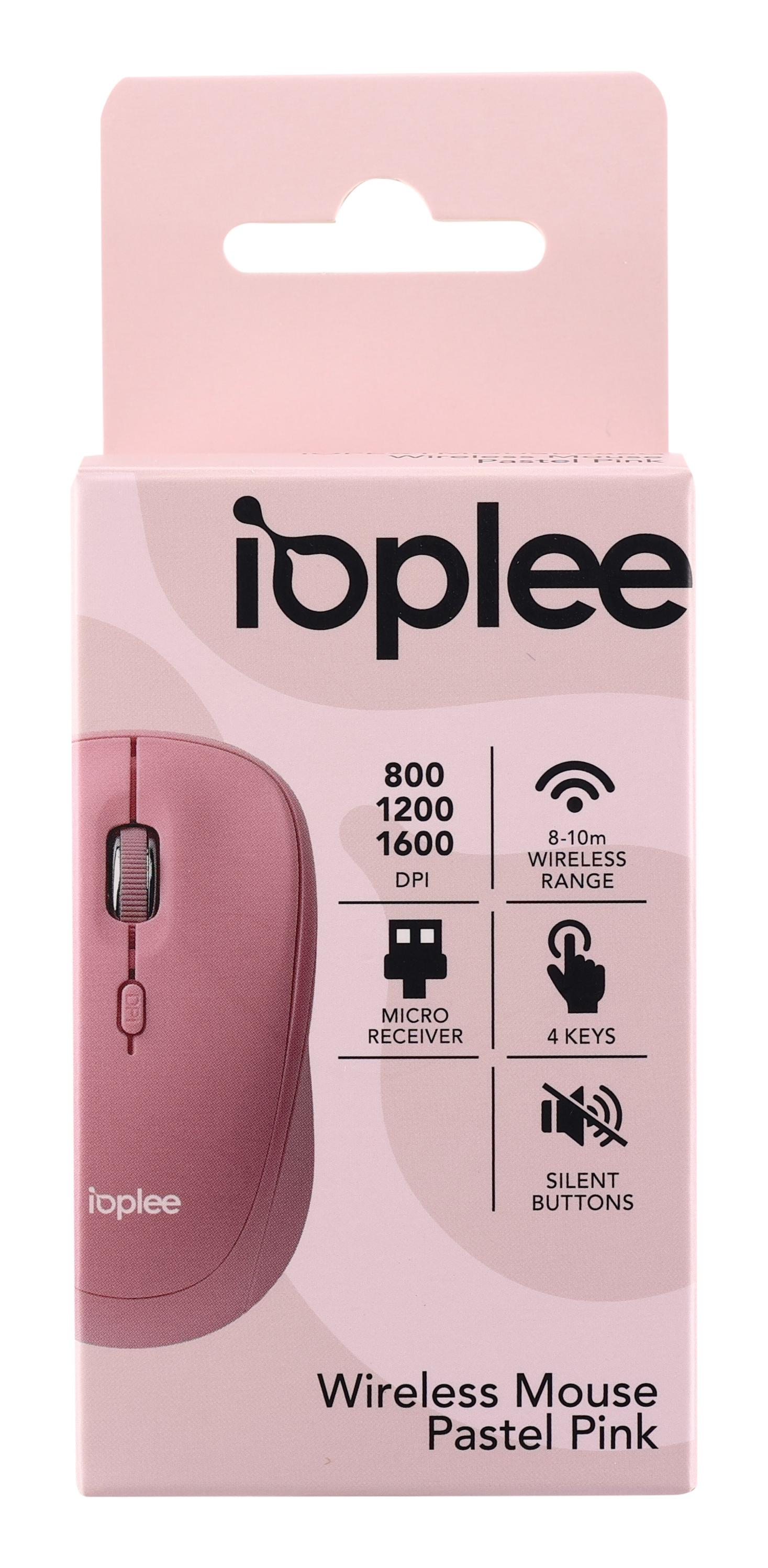 IOPLEE 286G mouse Universal Ambidextrous RF Wireless 1600 DPI – image 4