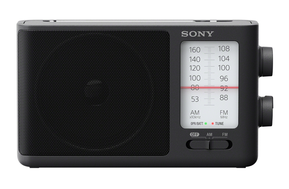 Sony ICF506 radioapparater Bärbar Svart