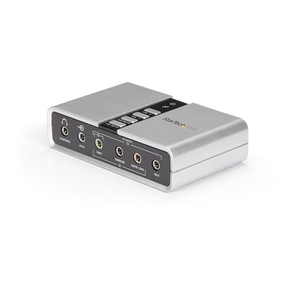 StarTech.com 7.1 USB Sound Card External with Analog/Digital Audio ICUSBAUDIO7D