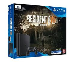Sony Playstation 4 + Resident Evil 7 1 TB Wi-Fi Melns