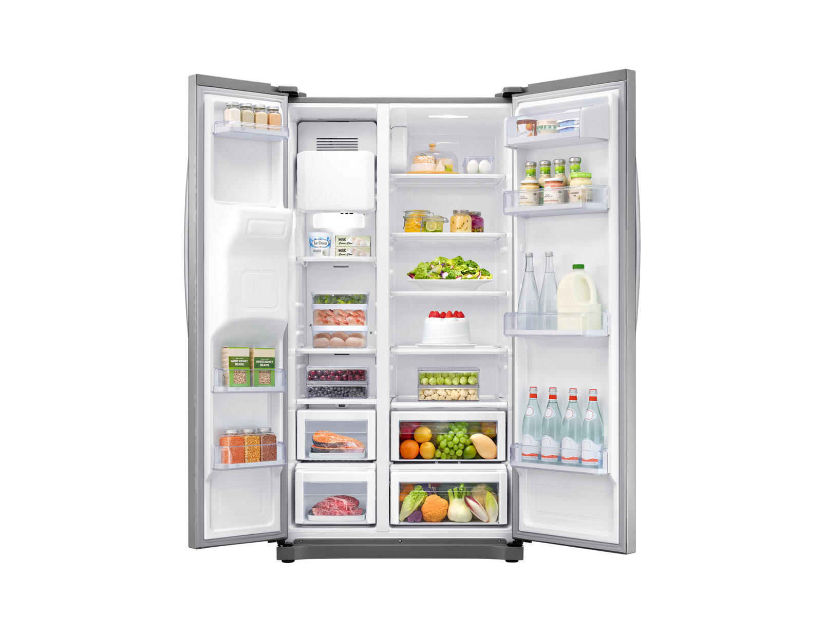 Samsung RS50N3403SA side-by-side refrigerator Freestanding – image 5