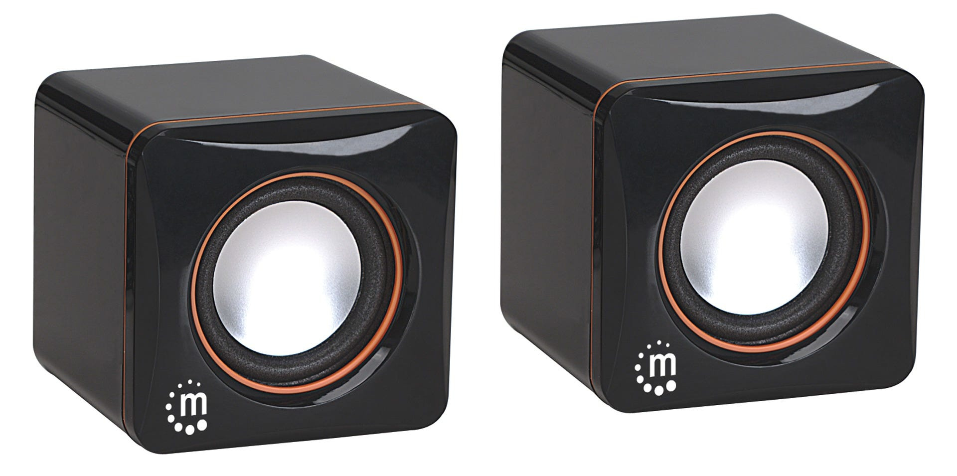 Manhattan 2600 Series Speaker System (Promo), Small Size, Big Sound, Two Speakers, Stereo, USB power, Output: – image 2