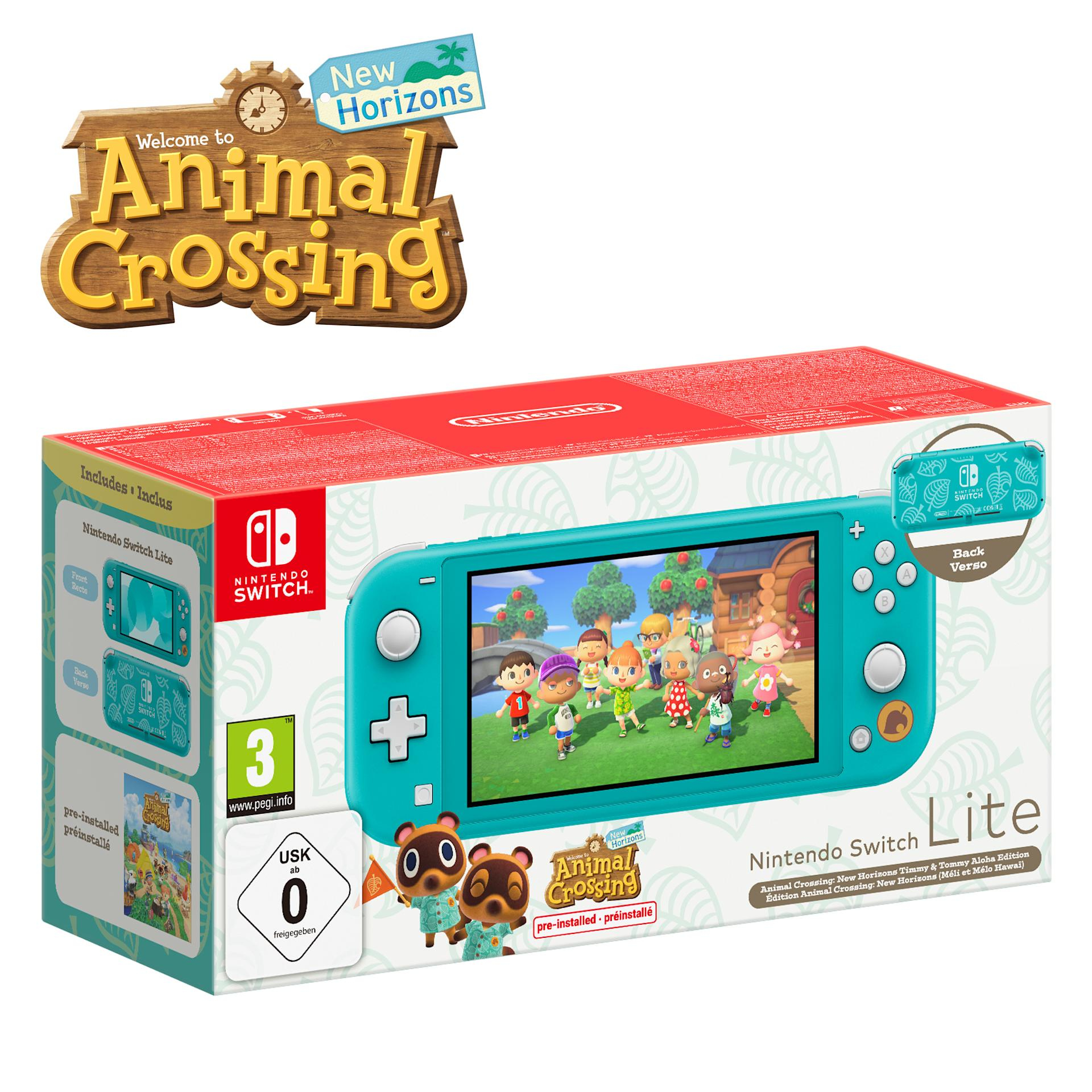 Nintendo Switch Lite Animal Crossing: New Horizons Timmy & Tommy Aloha Edition – image 2