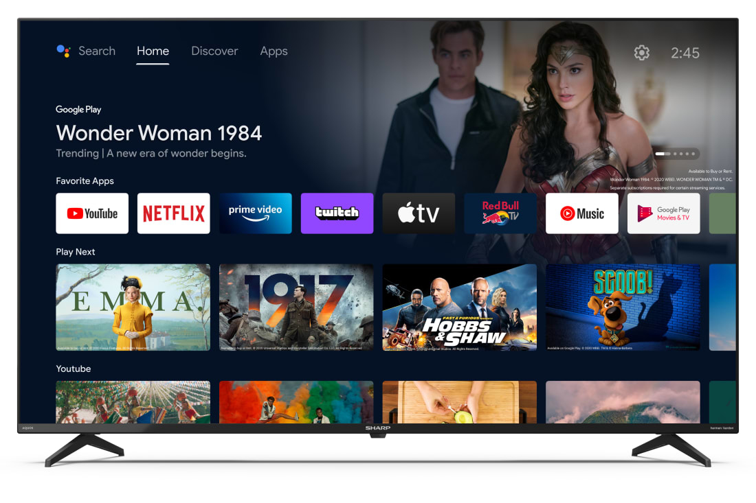 Sharp 50FN2EA 127 cm (50") 4K Ultra HD Smart TV Wi-Fi Black – image 2