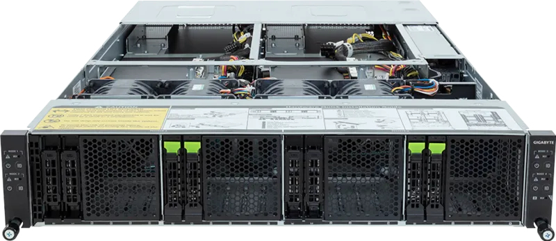 GIGABYTE H233-Z80-AAN1 AMD SoC Socket SP5 Rack (2U) Black, Steel – image 3