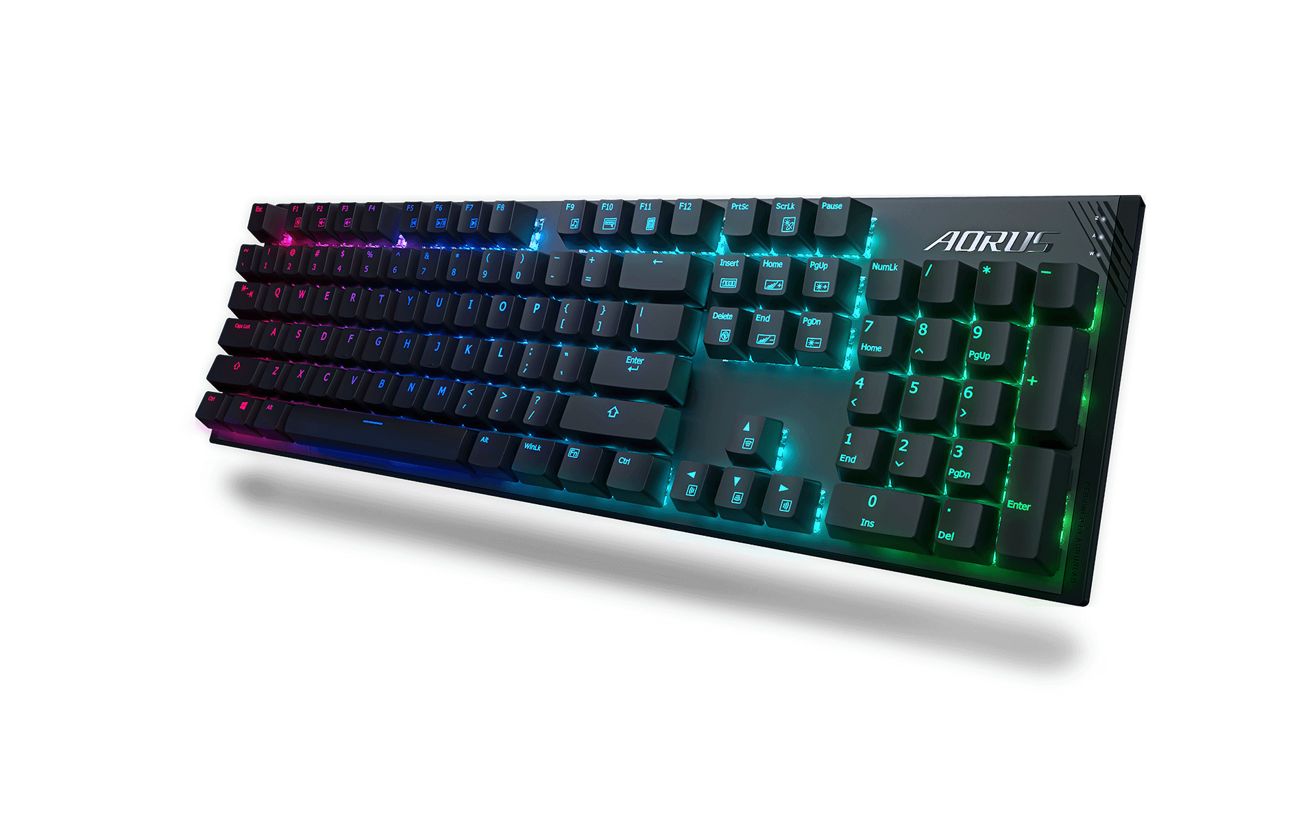 GIGABYTE K1 keyboard Gaming USB QWERTY English Black – image 1